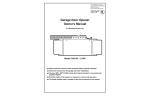 Chamberlain 5100-2K Garage Door Opener User Manual