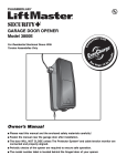 Chamberlain 372LMC Garage Door Opener User Manual