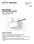 Chamberlain 3585CS 3/4HP Garage Door Opener User Manual