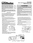 Chamberlain 3575 3 HP Garage Door Opener User Manual