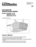 Chamberlain 3245CM Garage Door Opener User Manual