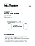 Chamberlain 1265LMC 1/2 HP Garage Door Opener User Manual