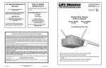 Chamberlain 1000SD Garage Door Opener User Manual