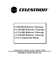 Celestron 52260 Telescope User Manual