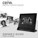 Ceiva ceiva digital photo frame Digital Photo Frame User Manual