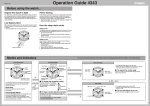 Casio 4343 Watch User Manual