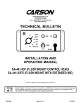 Carson SA-441-83F Car Amplifier User Manual