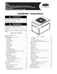 Carrier 48XL Air Conditioner User Manual