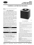 Carrier 38EYA Heat Pump User Manual