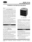 Carrier 38CKB Air Conditioner User Manual