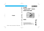 Canon SD100 Digital Camera User Manual