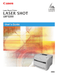 Canon LBP3200 Printer User Manual
