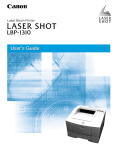 Canon LBP - 1310 Printer User Manual