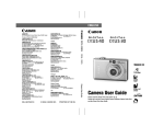 Canon IXUS 40 Digital Camera User Manual