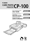 Canon CP-100 Photo Printer User Manual