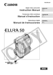 Canon 50 Camcorder User Manual