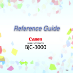 Canon 3000 Printer User Manual