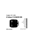 Canon 0284B002 Camera Lens User Manual