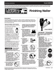 Campbell Hausfeld NB0050 Music Mixer User Manual
