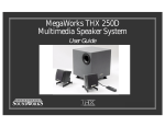 Cambridge SoundWorks THX 250D Speaker System User Manual
