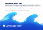 Cambridge Audio 540C CD Player User Manual