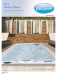 Cal Spas LTR20121002 Hot Tub User Manual