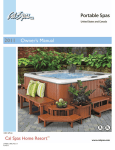 Cal Spas LTR20101000 Hot Tub User Manual