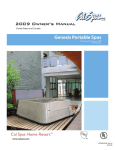 Cal Spas GFCI Hot Tub User Manual