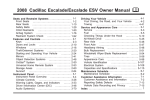Cadillac 2007 SRX Automobile User Manual