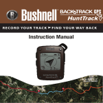 Bushnell 360500 GPS Receiver User Manual