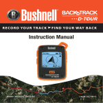 Bushnell 360310BG GPS Receiver User Manual