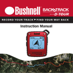 Bushnell 360300 GPS Receiver User Manual