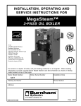 Burnham MST629 Boiler User Manual