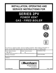 Burnham 20_PV_I Boiler User Manual