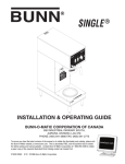 Bunn 27038.7000H Coffeemaker User Manual