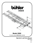 Buhler 2500 Automobile Accessories User Manual