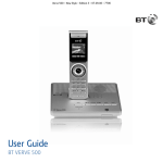 BT 500 Cordless Telephone User Manual
