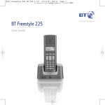 BT 255 Cordless Telephone User Manual