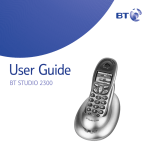 BT 2300 Cordless Telephone User Manual
