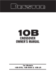 Bryston 10B-LR Music Mixer User Manual