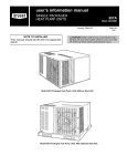 Bryant 657A Heat Pump User Manual