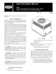 Bryant 604B Heat Pump User Manual