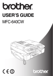 Brother MFC-640CW All in One Printer User Manual