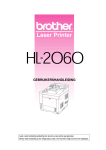 Brother HL-2060 Printer User Manual