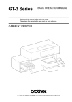 Brother GT-341 Printer User Manual