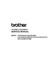 Brother FAX-931 Fax Machine User Manual