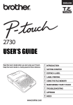 Brother 2730 Printer User Manual