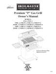 Broilmaster P4BL-1 Gas Grill User Manual