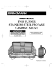 Brinkmann 842-0200-0 Stove User Manual