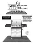 Brinkmann 6355-T Gas Grill User Manual